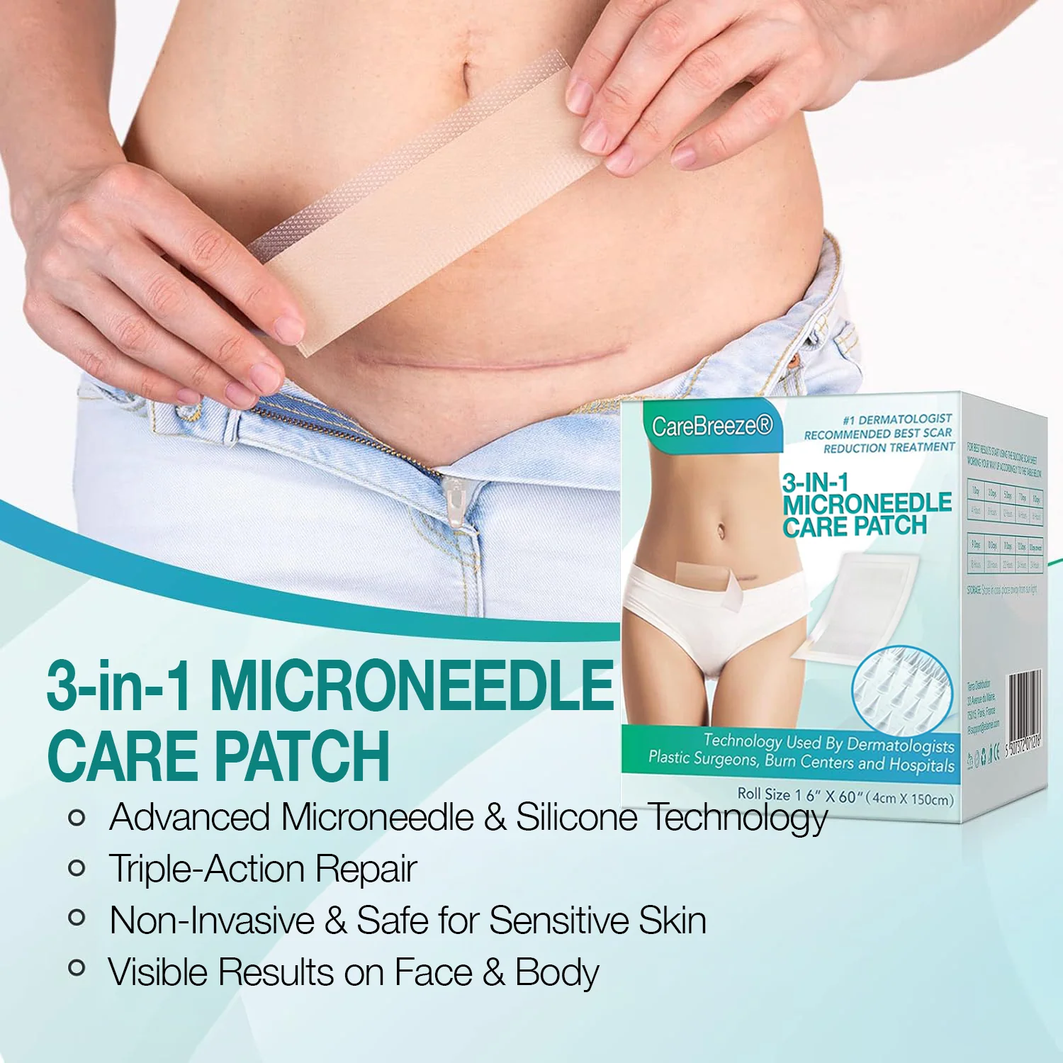 โ
๐๐ฎ๐ฟ๐ฒ๐๐ฟ๐ฒ๐ฒ๐๐ฒยฎ 3-in-1 Microneedle Care Patch - Image 4