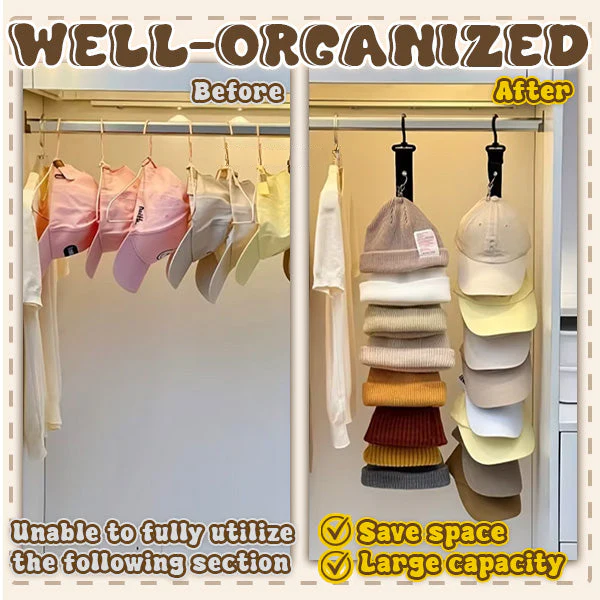 Lonqi® Vertical Hanging Multi-Cap Holder - Image 3